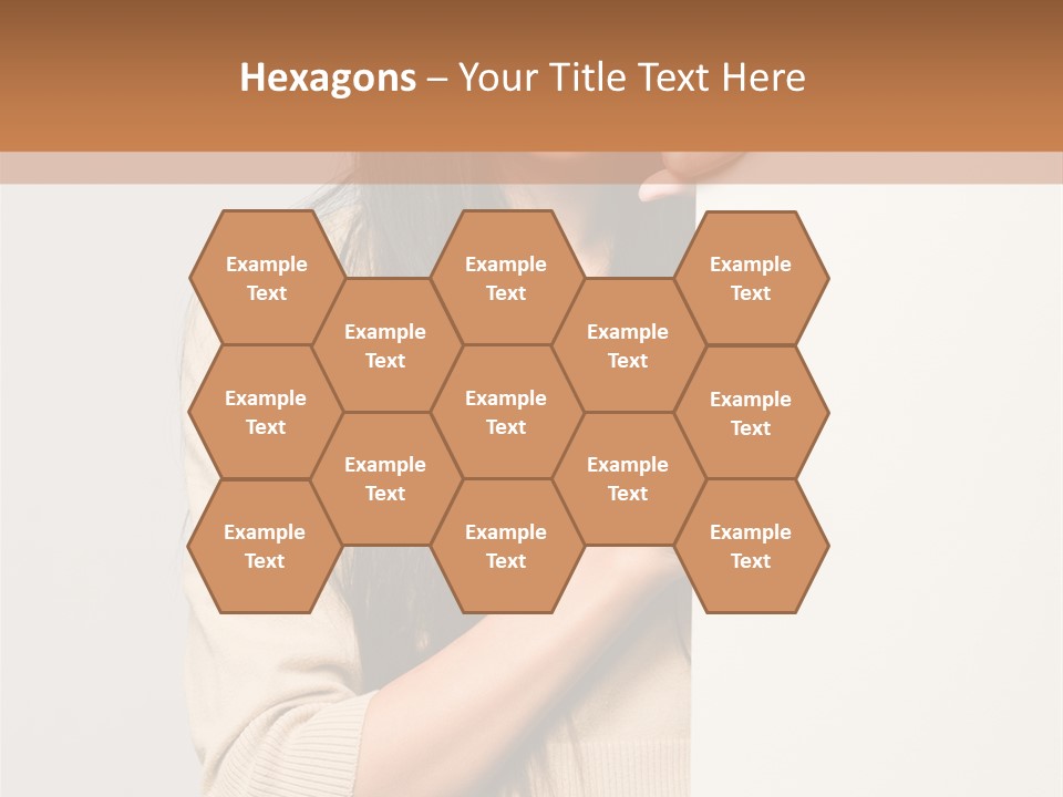 Happy Pretty Behind PowerPoint Template