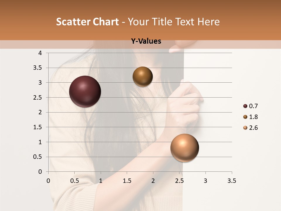 Happy Pretty Behind PowerPoint Template