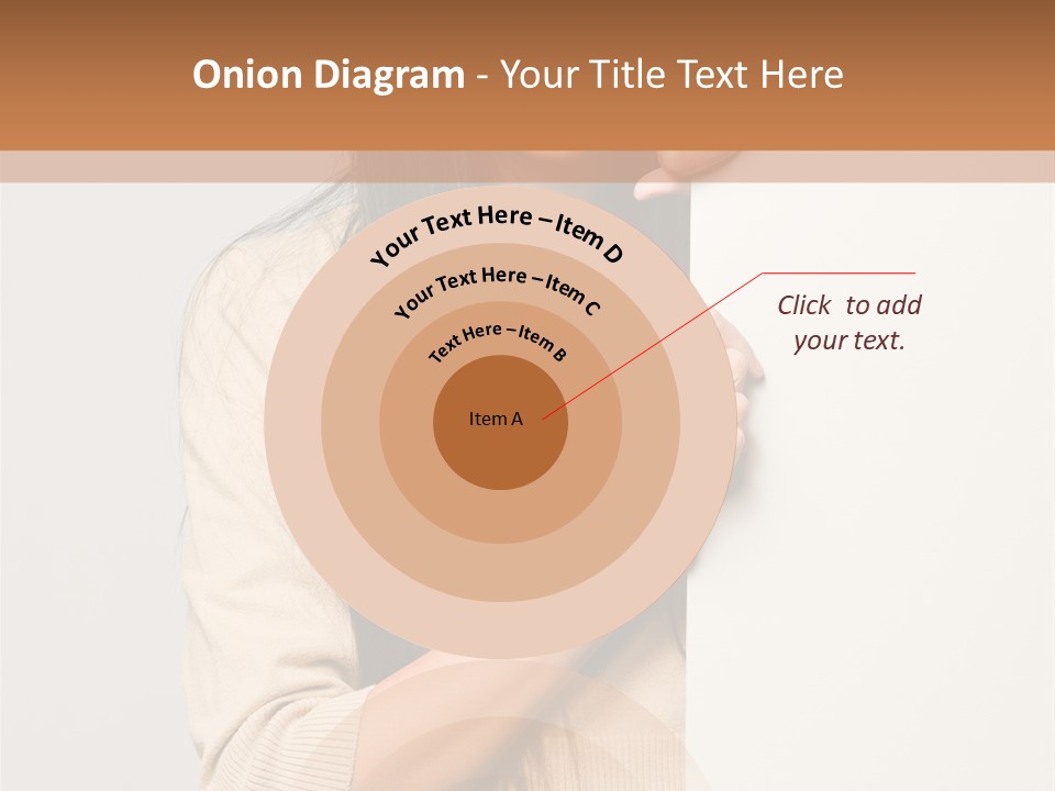 Happy Pretty Behind PowerPoint Template