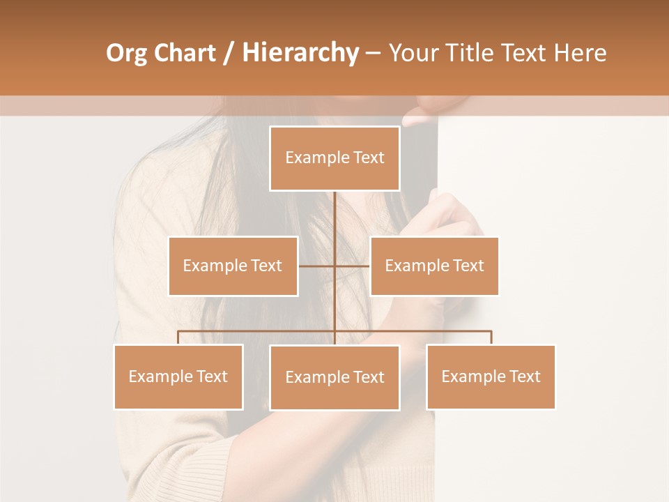 Happy Pretty Behind PowerPoint Template