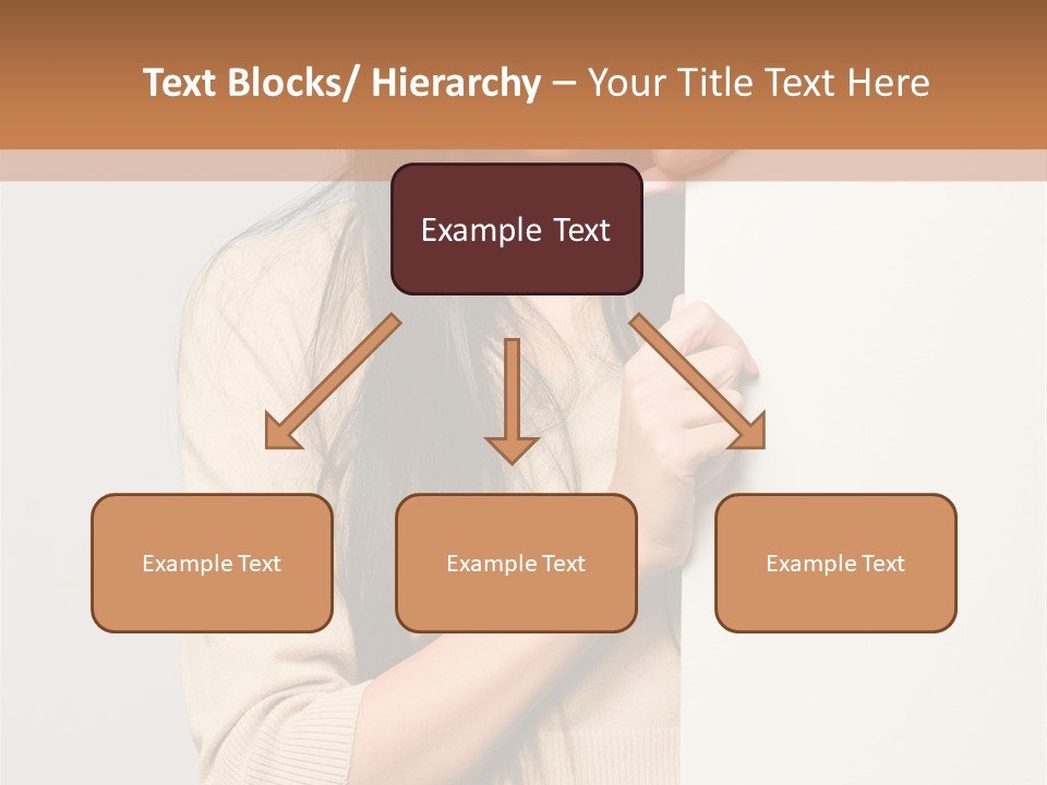 Happy Pretty Behind PowerPoint Template