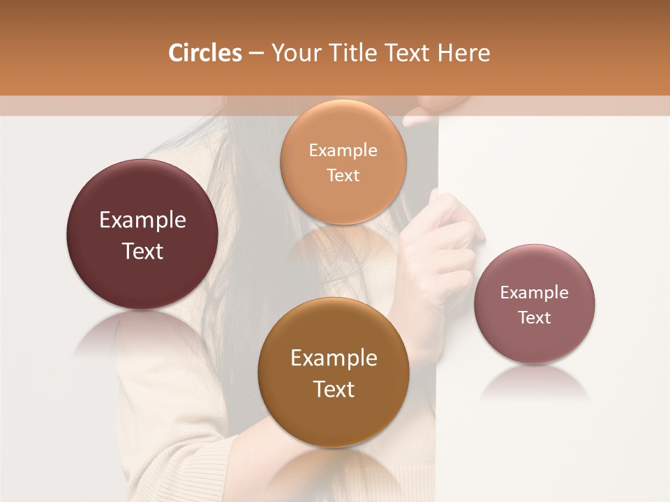 Happy Pretty Behind PowerPoint Template