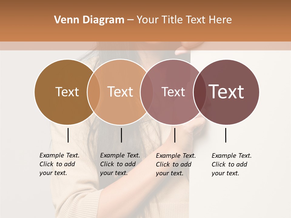 Happy Pretty Behind PowerPoint Template