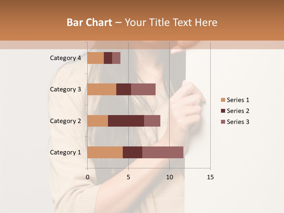 Happy Pretty Behind PowerPoint Template