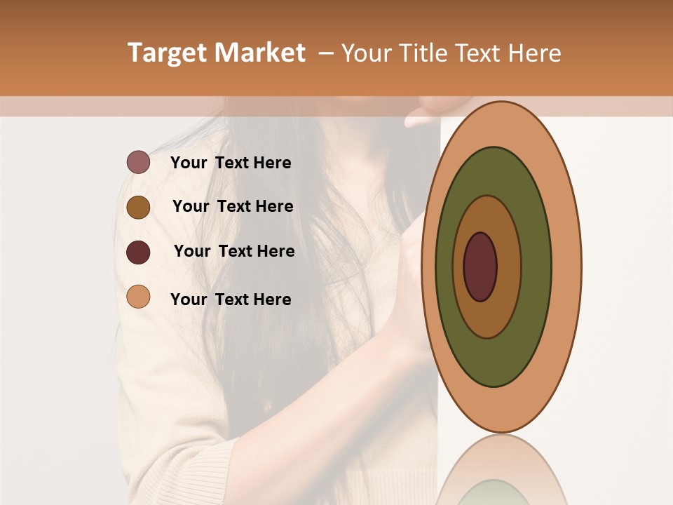 Happy Pretty Behind PowerPoint Template