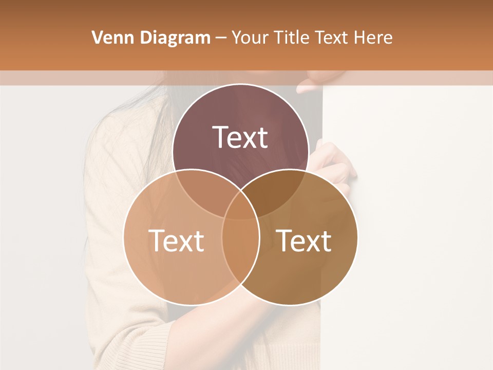 Happy Pretty Behind PowerPoint Template