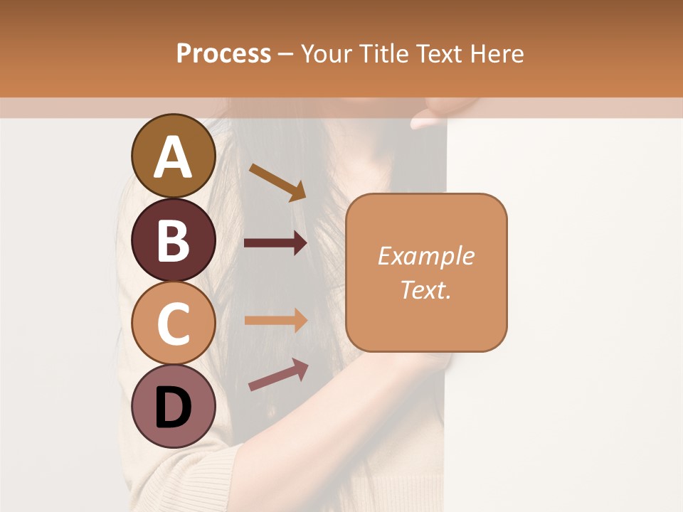 Happy Pretty Behind PowerPoint Template