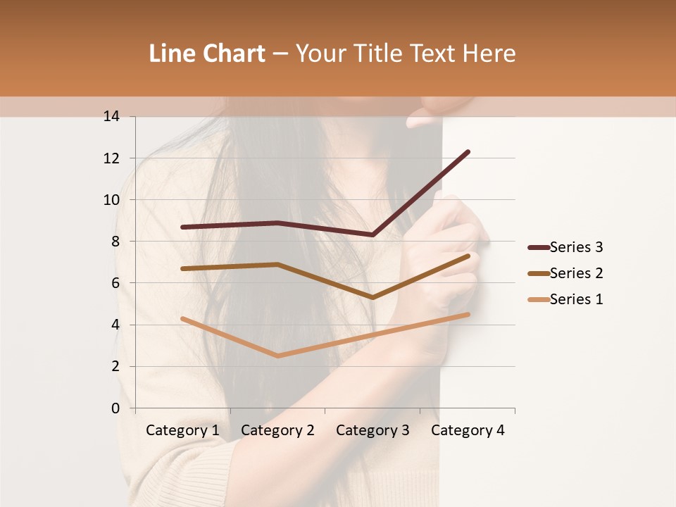 Happy Pretty Behind PowerPoint Template