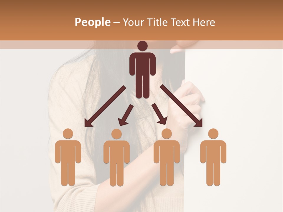 Happy Pretty Behind PowerPoint Template