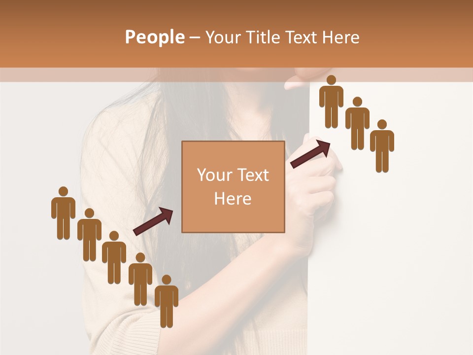 Happy Pretty Behind PowerPoint Template