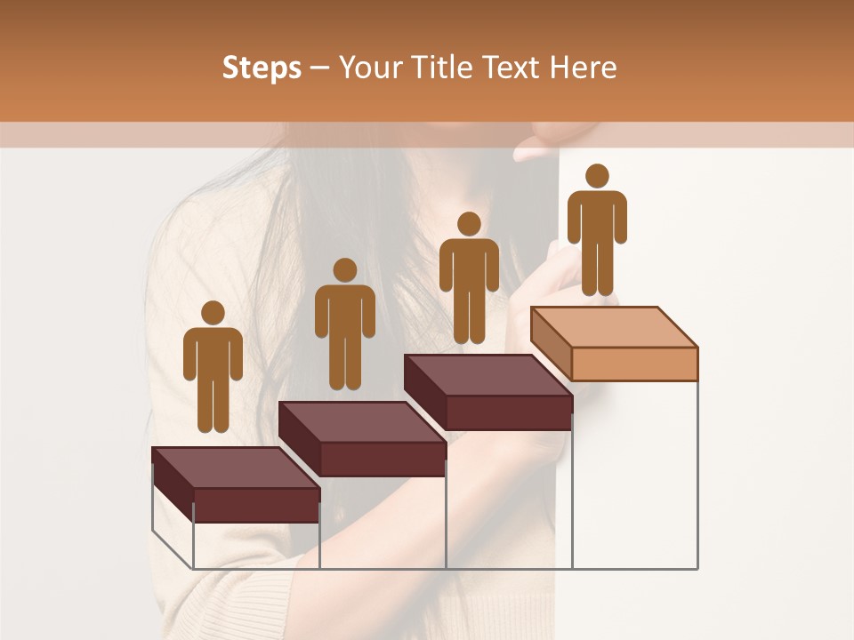 Happy Pretty Behind PowerPoint Template