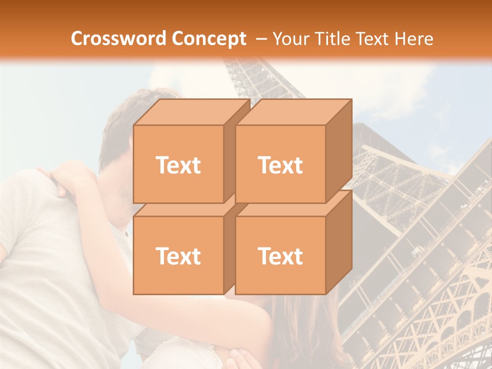 Dating France Man PowerPoint Template