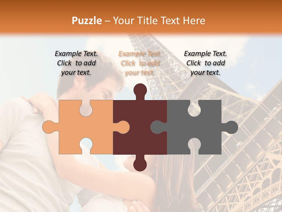 Dating France Man PowerPoint Template