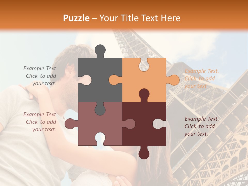 Dating France Man PowerPoint Template