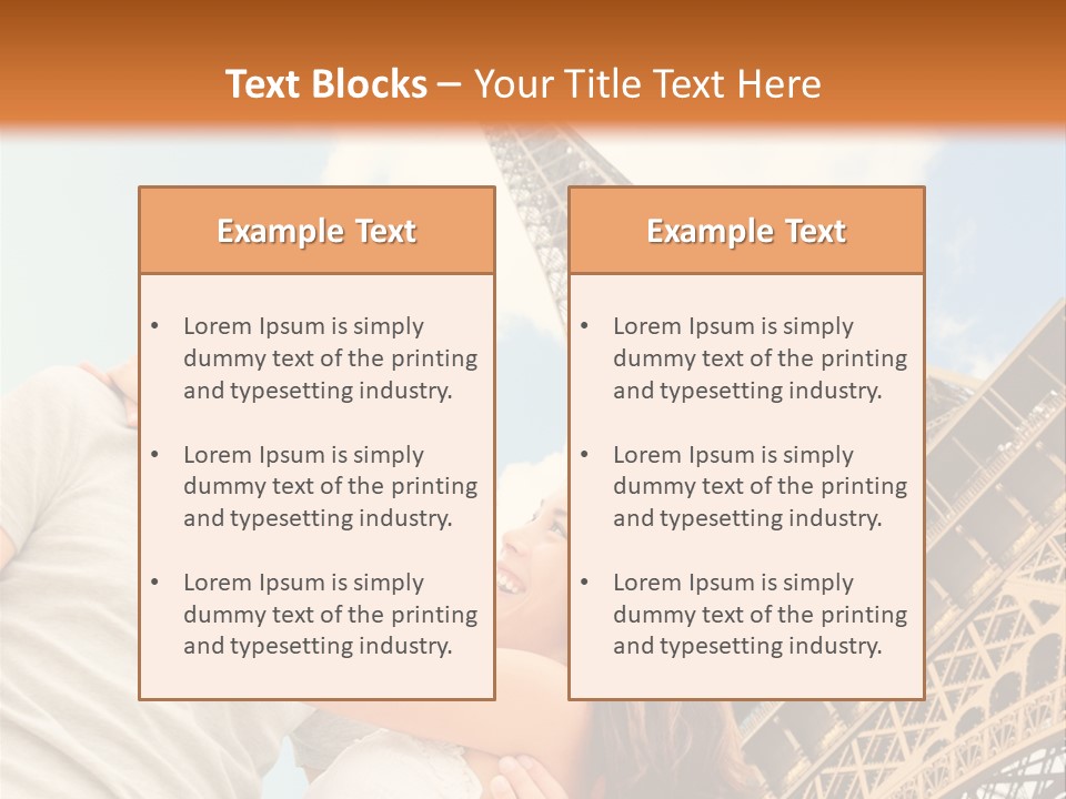 Dating France Man PowerPoint Template