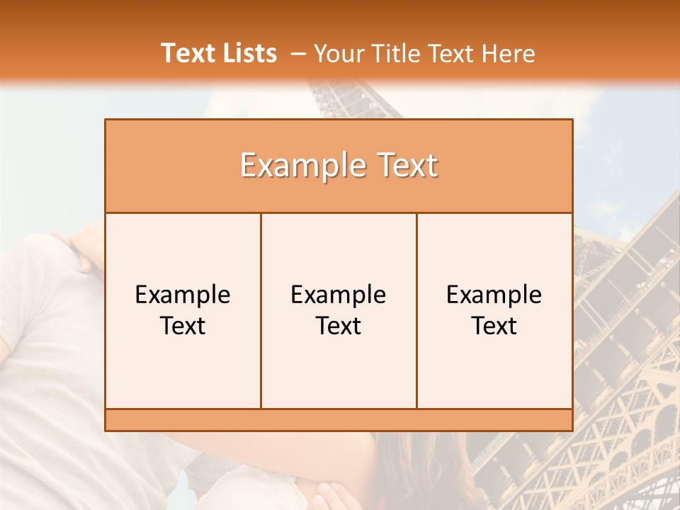 Dating France Man PowerPoint Template