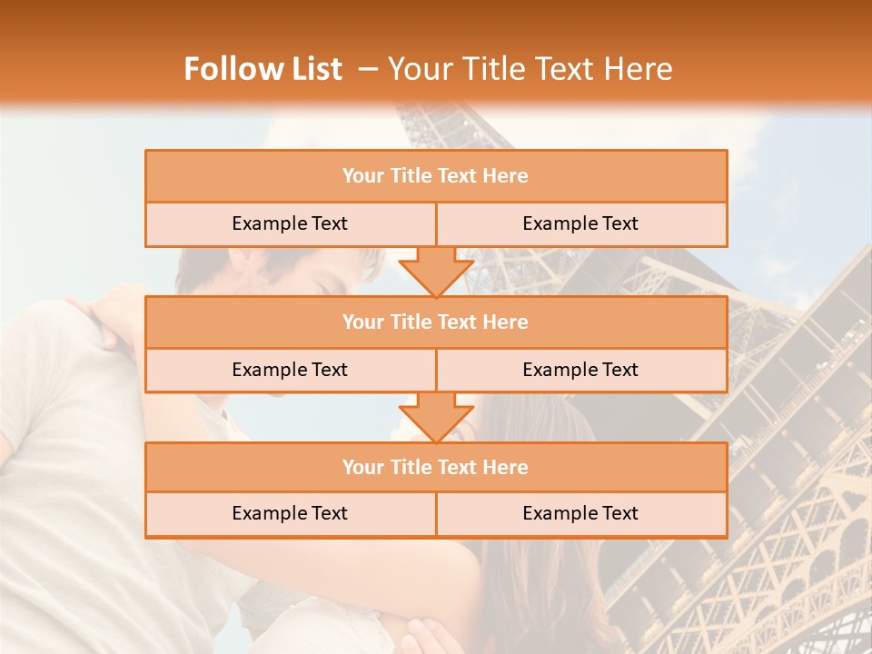 Dating France Man PowerPoint Template