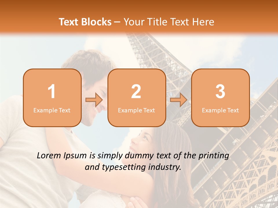 Dating France Man PowerPoint Template