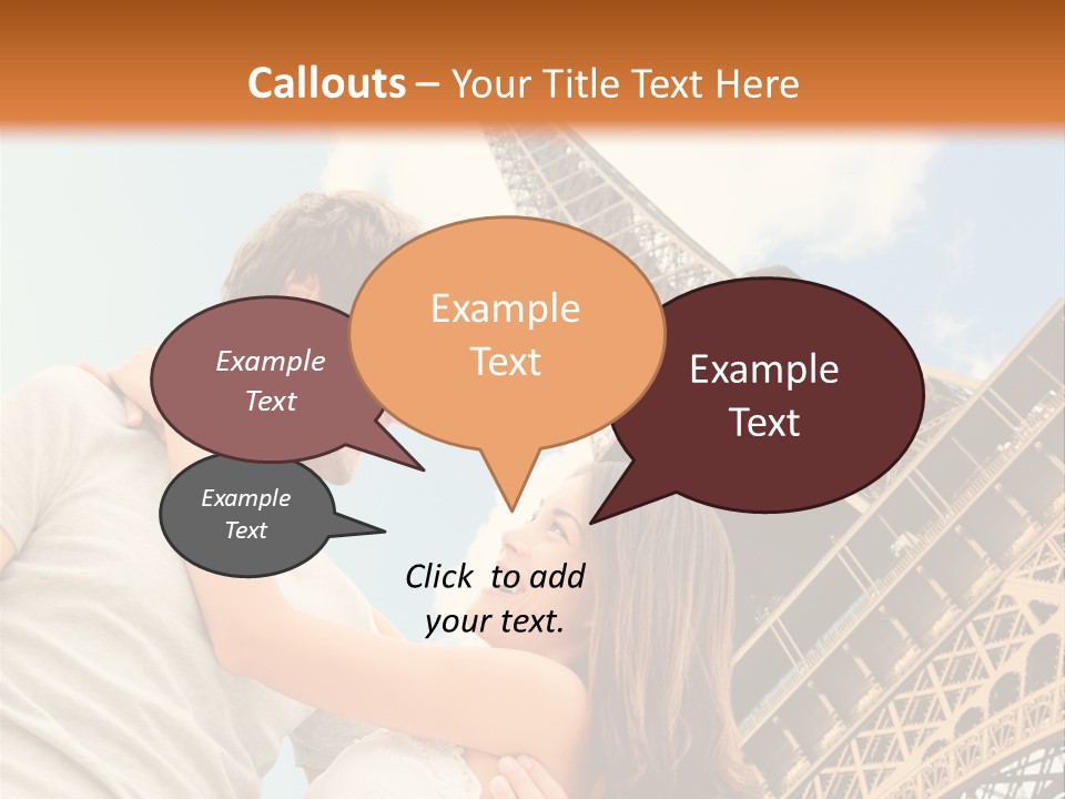 Dating France Man PowerPoint Template