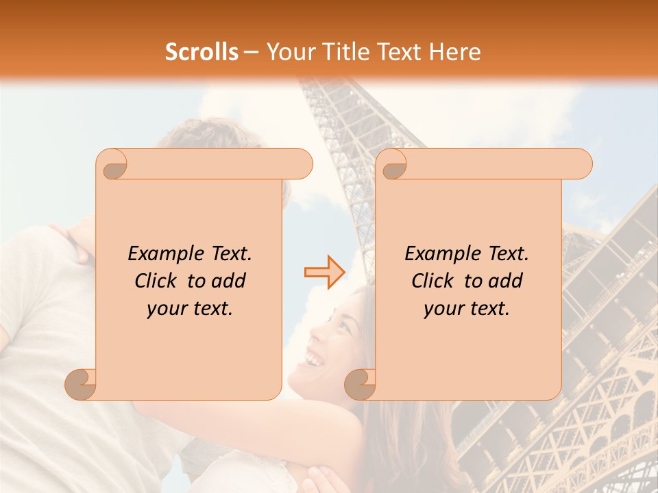 Dating France Man PowerPoint Template