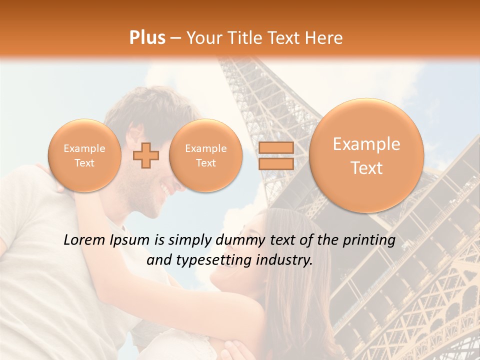 Dating France Man PowerPoint Template