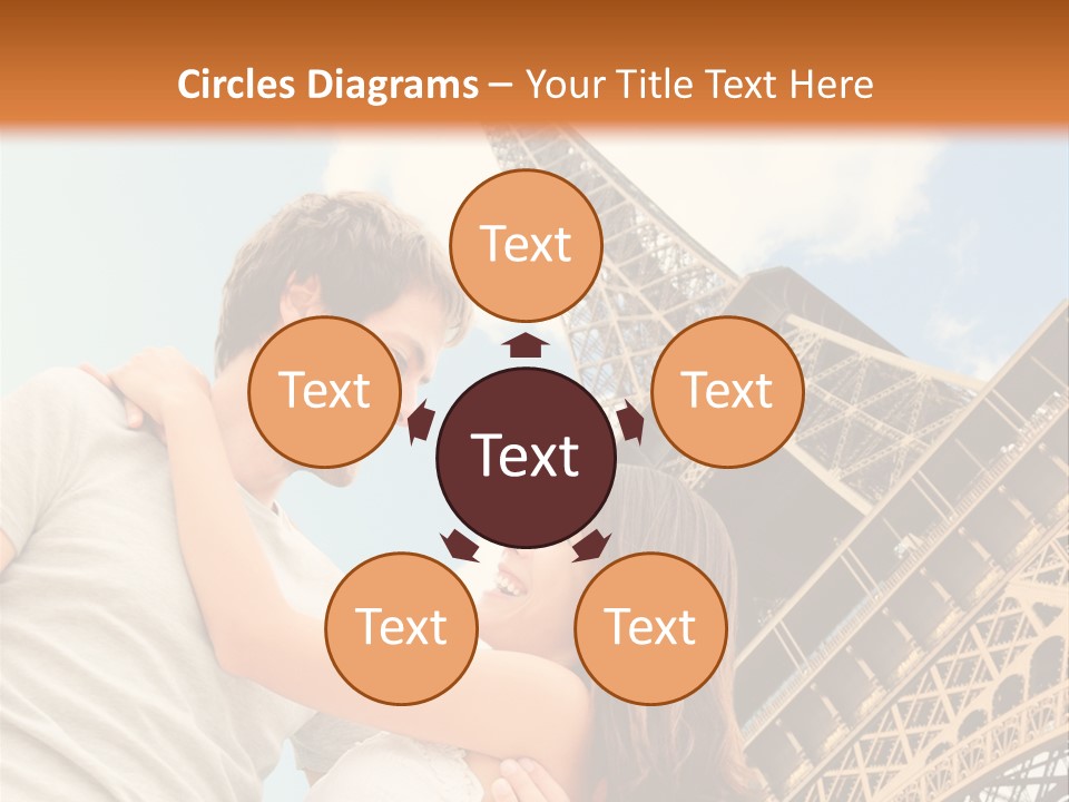 Dating France Man PowerPoint Template