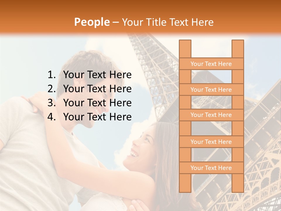 Dating France Man PowerPoint Template