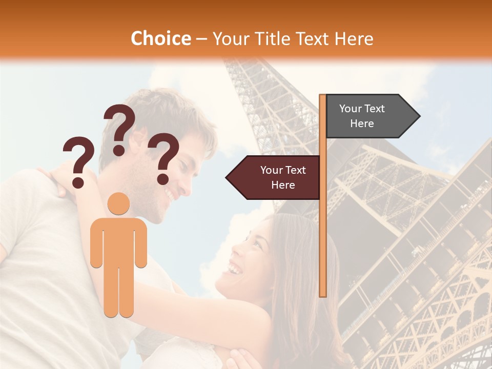 Dating France Man PowerPoint Template