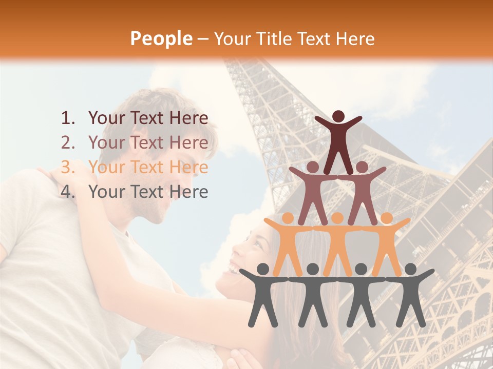 Dating France Man PowerPoint Template