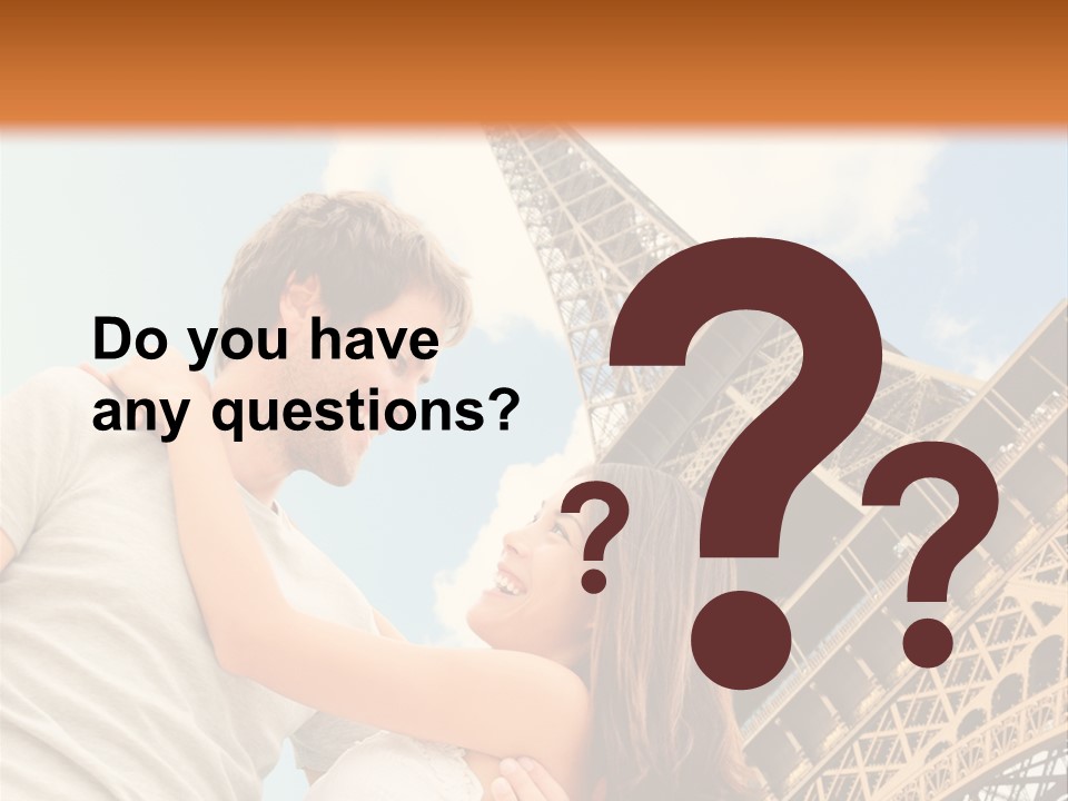 Dating France Man PowerPoint Template