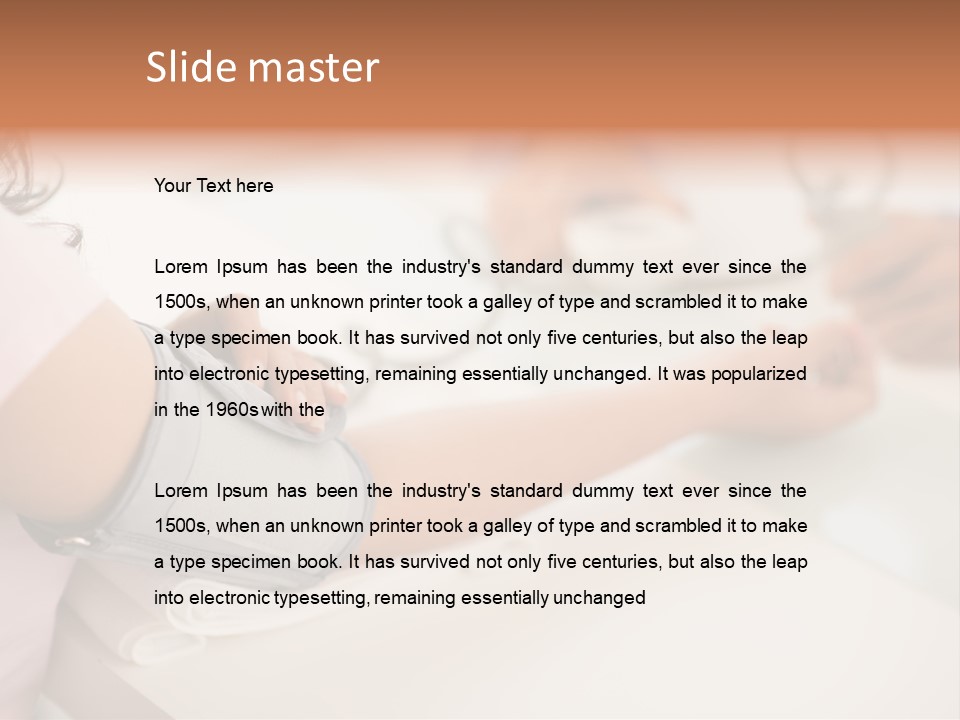 Clinical Lifestyle Device PowerPoint Template