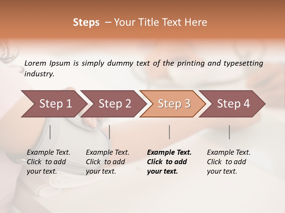 Clinical Lifestyle Device PowerPoint Template
