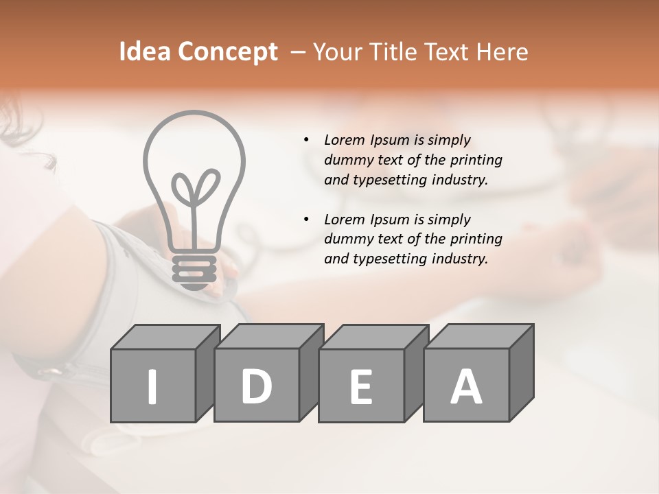 Clinical Lifestyle Device PowerPoint Template
