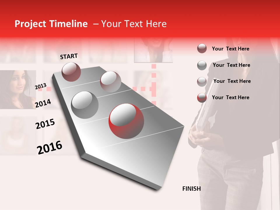 Media Professional Cheerful PowerPoint Template