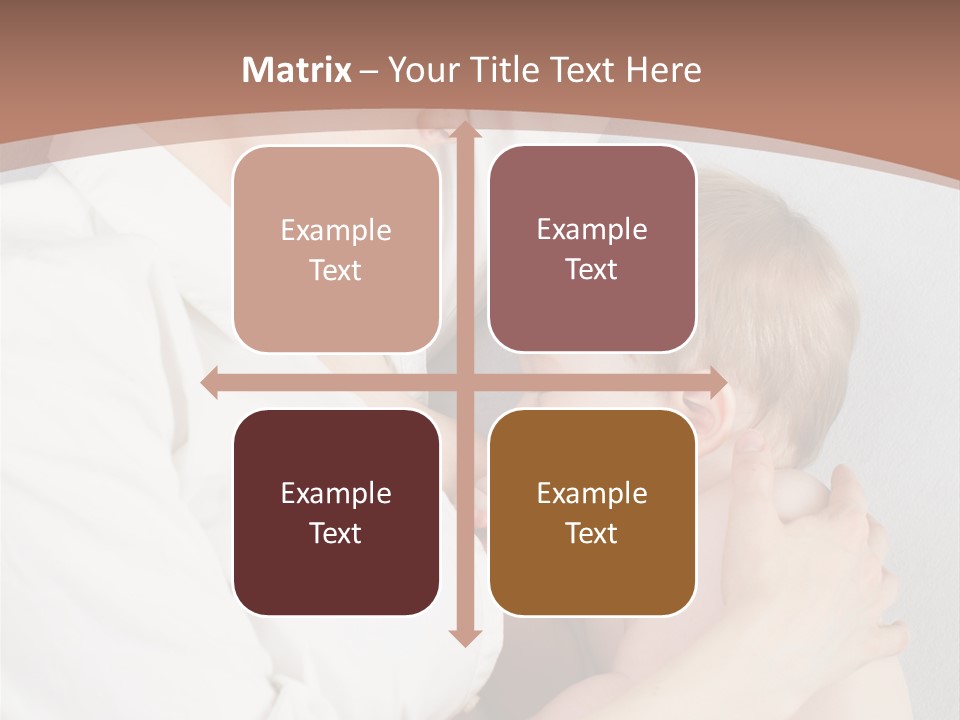 Beautiful Boy Healthy PowerPoint Template