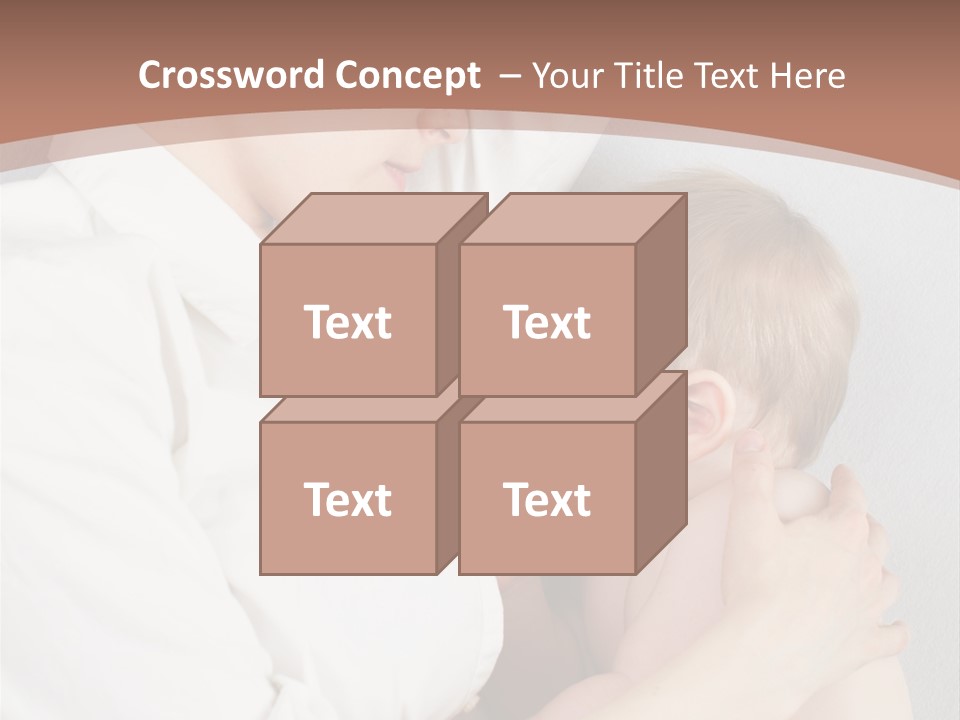 Beautiful Boy Healthy PowerPoint Template