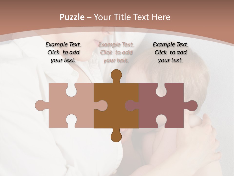 Beautiful Boy Healthy PowerPoint Template