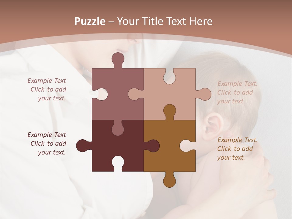 Beautiful Boy Healthy PowerPoint Template