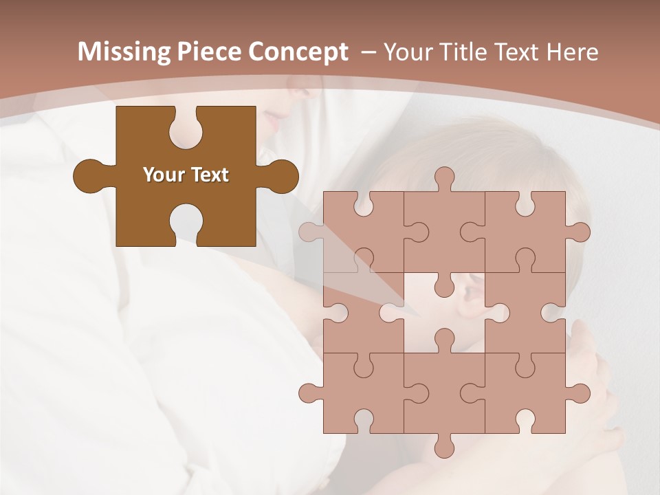 Beautiful Boy Healthy PowerPoint Template