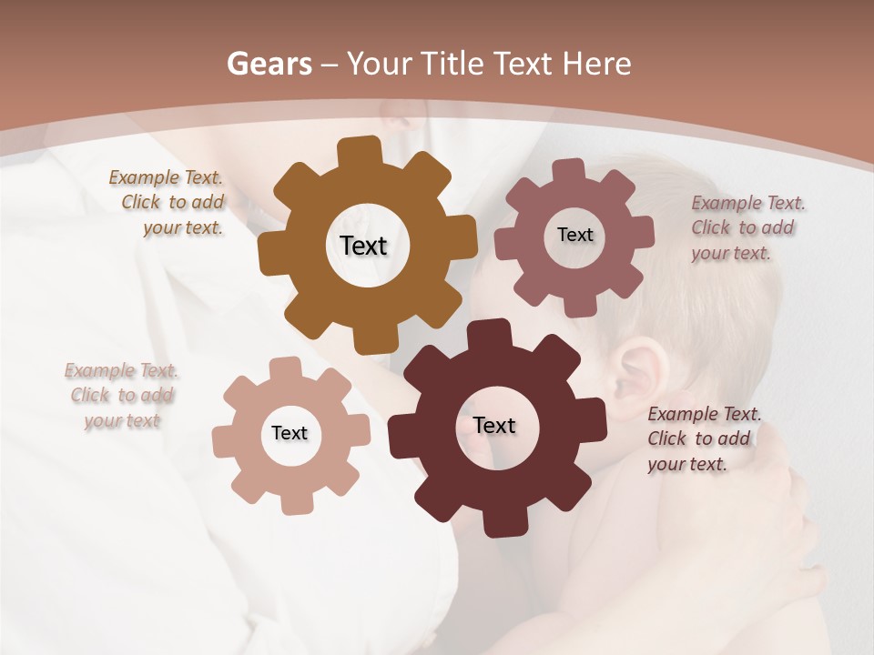 Beautiful Boy Healthy PowerPoint Template