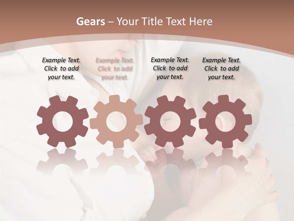 Beautiful Boy Healthy PowerPoint Template