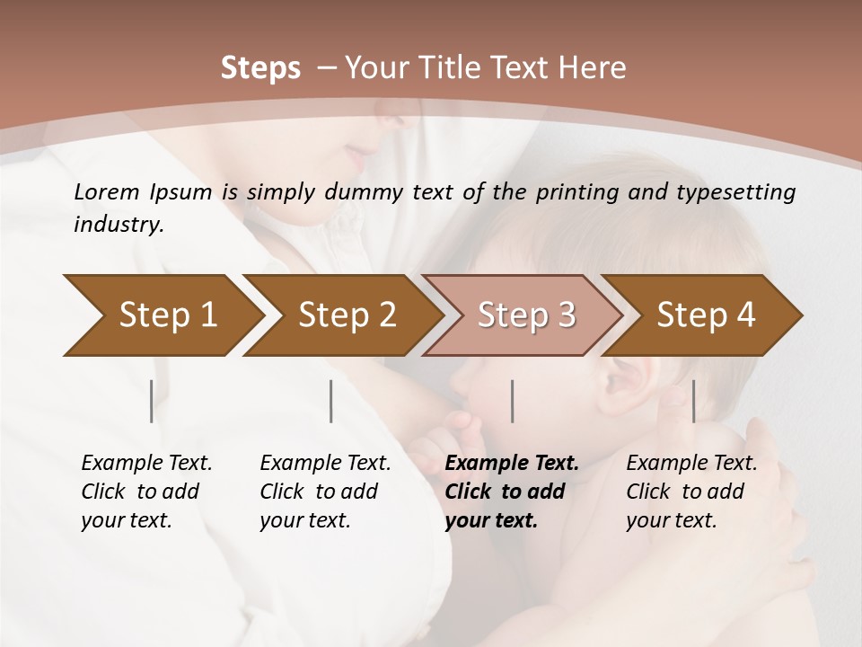 Beautiful Boy Healthy PowerPoint Template