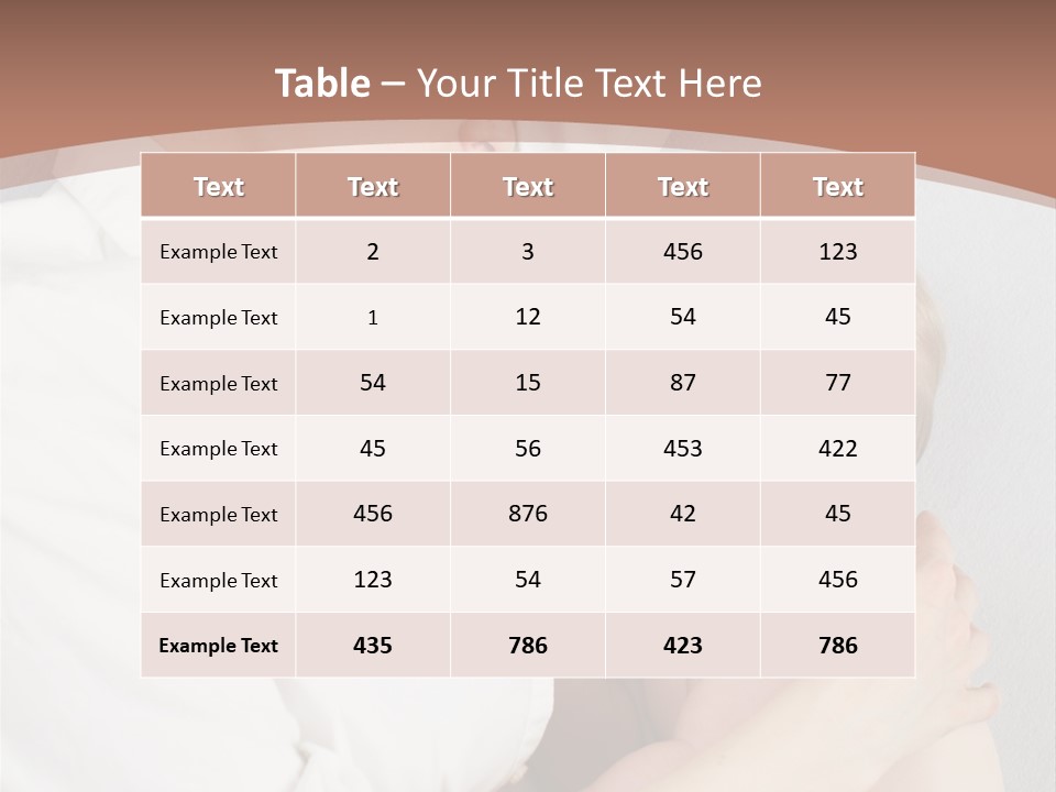 Beautiful Boy Healthy PowerPoint Template
