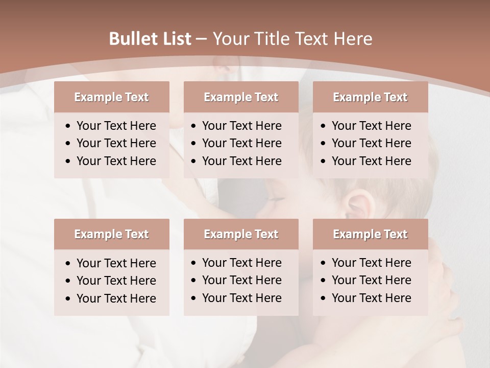 Beautiful Boy Healthy PowerPoint Template