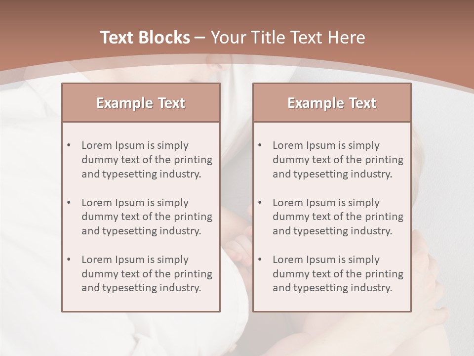 Beautiful Boy Healthy PowerPoint Template