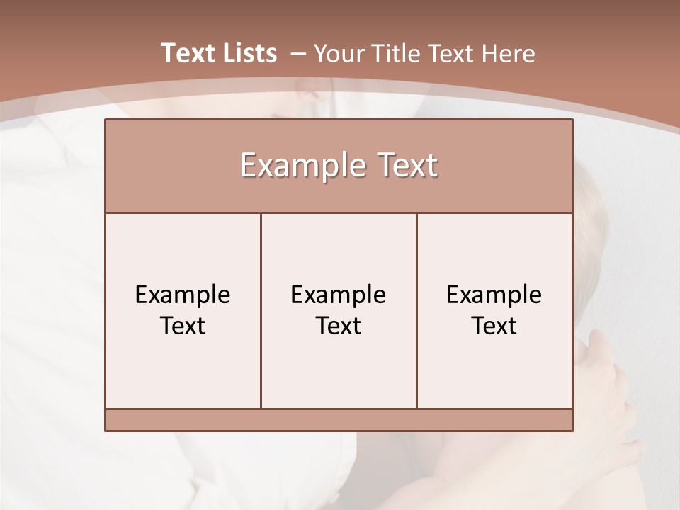 Beautiful Boy Healthy PowerPoint Template