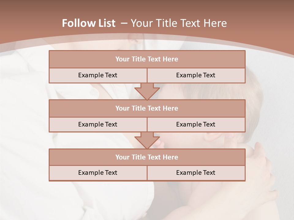 Beautiful Boy Healthy PowerPoint Template