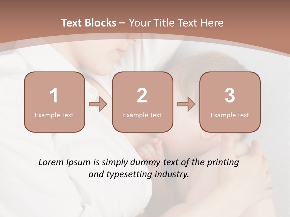 Beautiful Boy Healthy PowerPoint Template