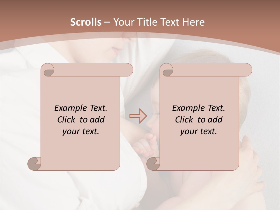 Beautiful Boy Healthy PowerPoint Template