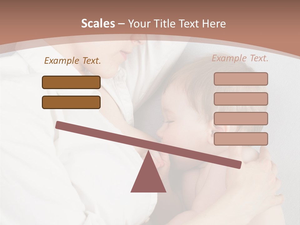 Beautiful Boy Healthy PowerPoint Template